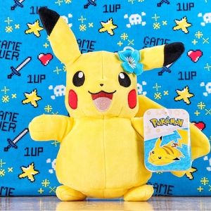 Pokemon Pikachu 8" UltraSoft Stuffed Easter Holiday Video Game Toy Plush NWT